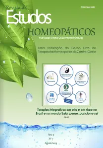 REVISTA DE ESTUDOS HOMEOPATICOS | Ano 3 | nº7 | Agosto 2019