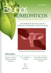 REVISTA DE ESTUDOS HOMEOPATICOS | Ano 9 | nº25 | Agosto 2025
